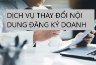 Dịch vụ thay đổi nội dung đăng ký doanh nghiệp tại Phú Yên